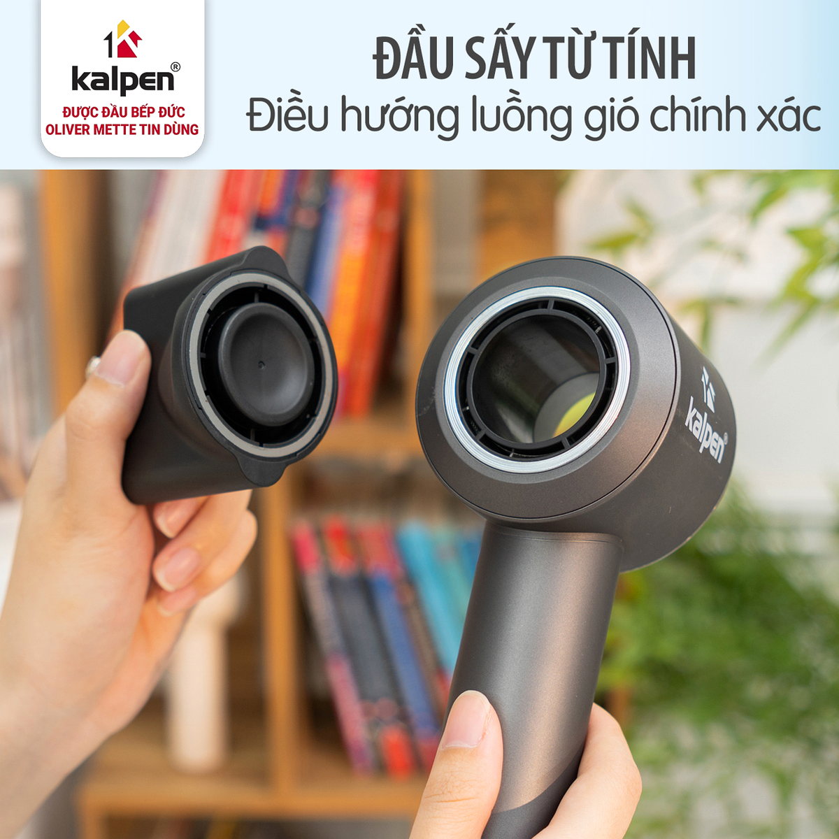 Máy sấy tóc 10 chế độ Kalpen HD8