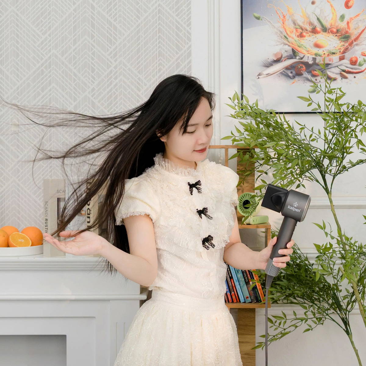 Máy sấy tóc 10 chế độ Kalpen HD8
