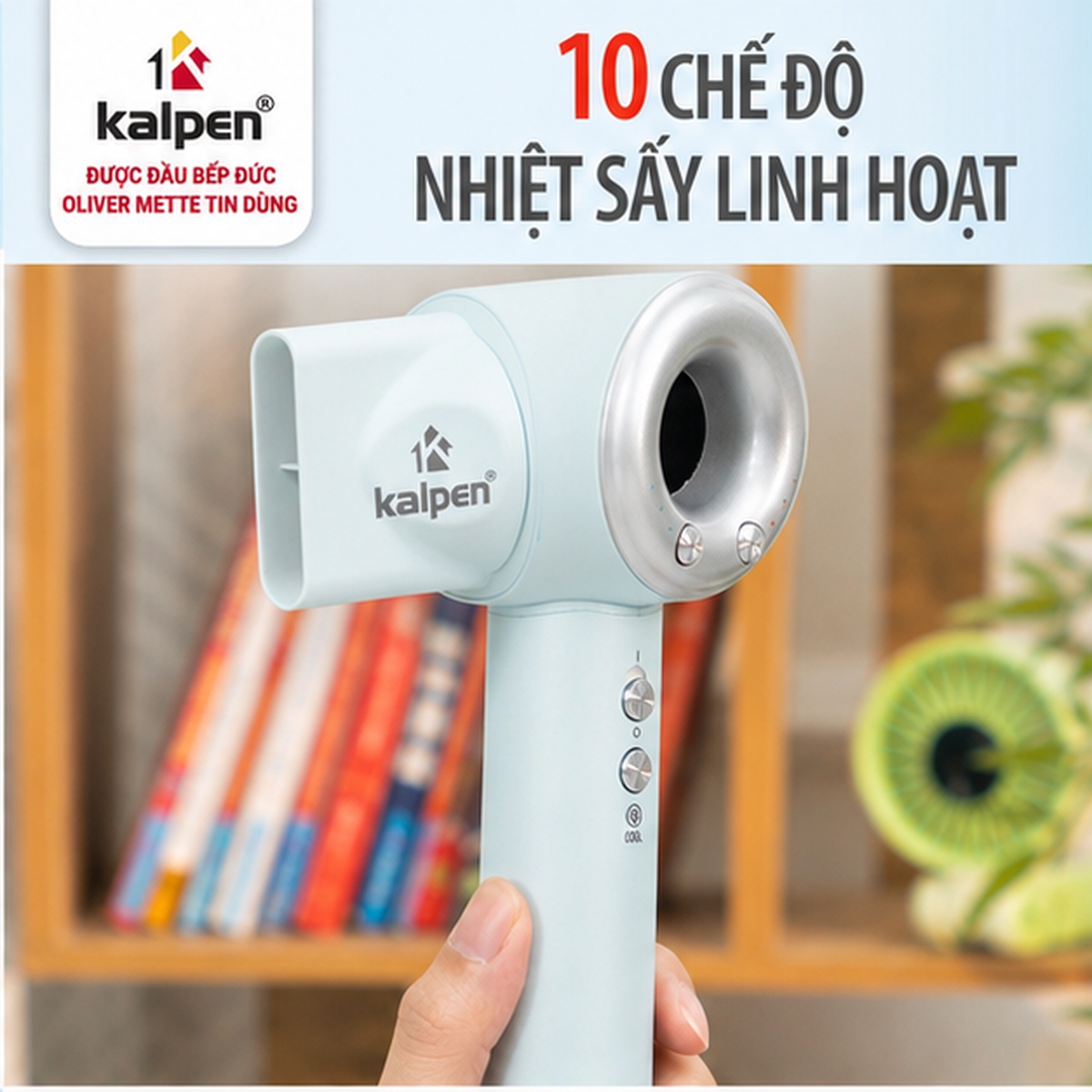 Máy sấy tóc 10 chế độ Kalpen HD7