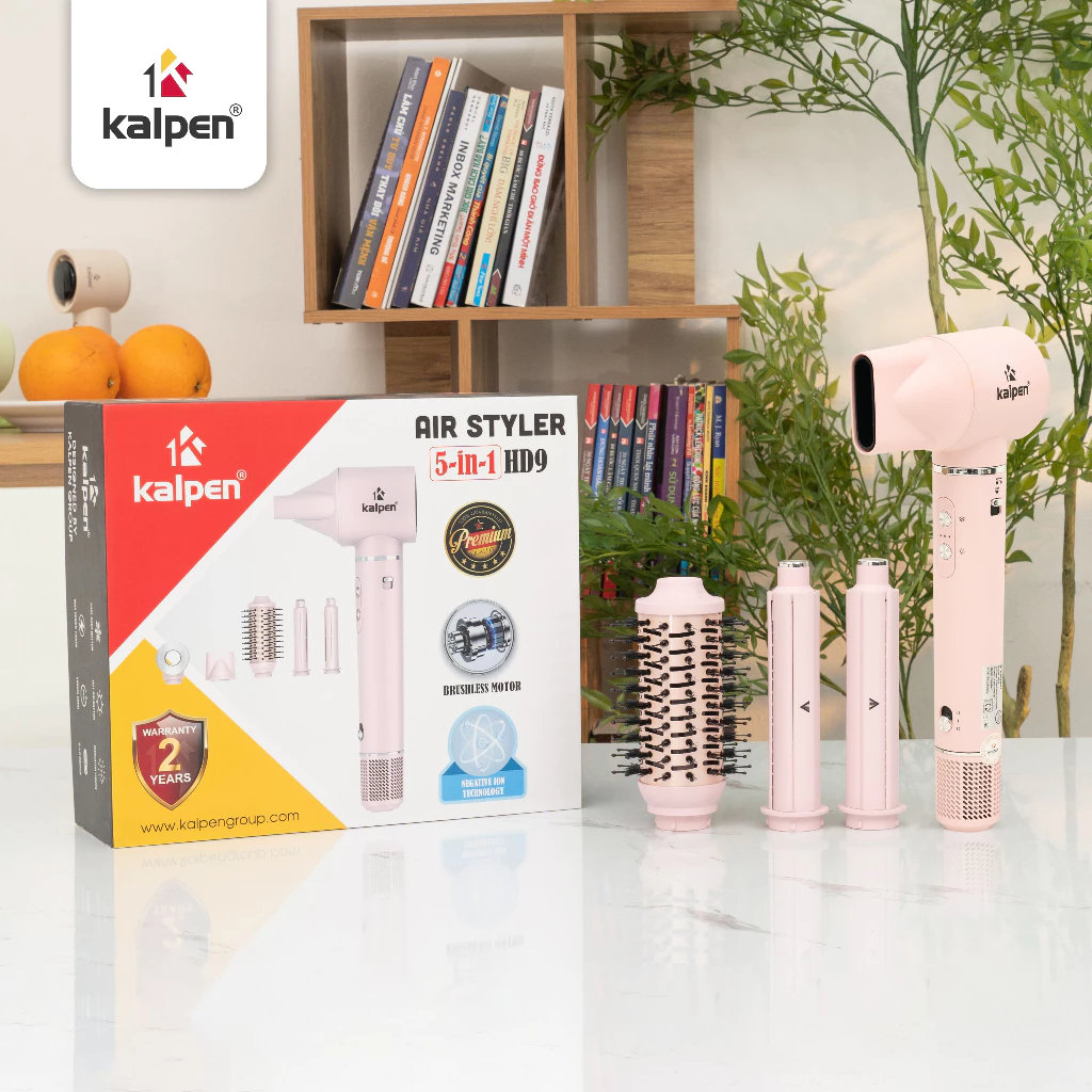 Máy sấy tạo kiểu tóc Kalpen Air Styler HD9 5in1