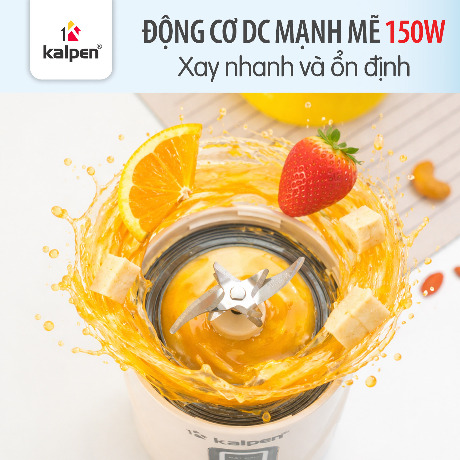 Máy xay sinh tố cầm tay Kalpen B11 500ml