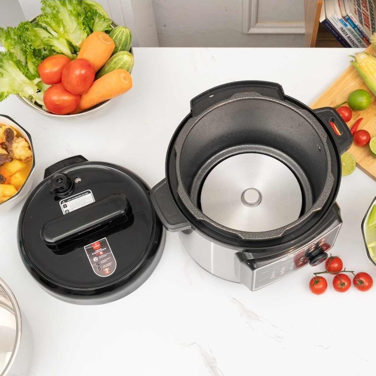 Nồi áp suất điện tử ruột Inox 304 Kalpen P9
