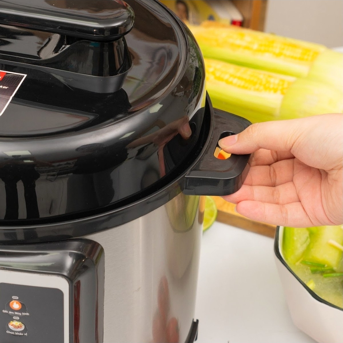 Nồi áp suất điện tử ruột Inox 304 Kalpen P9