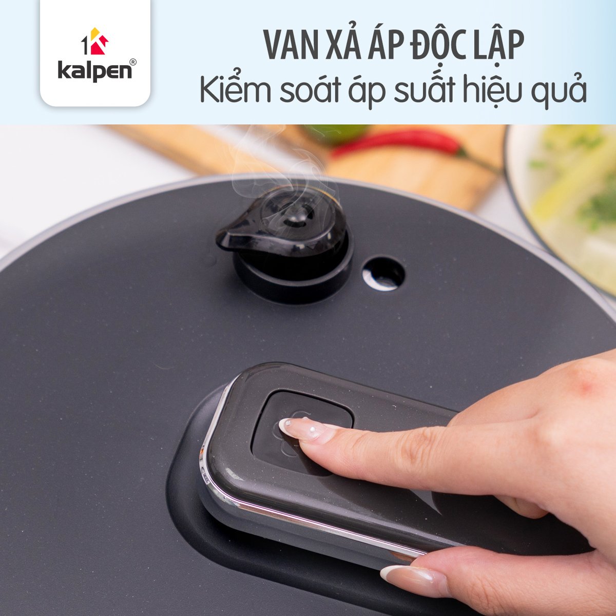 Nồi áp suất điện Inox 304 Kalpen P8