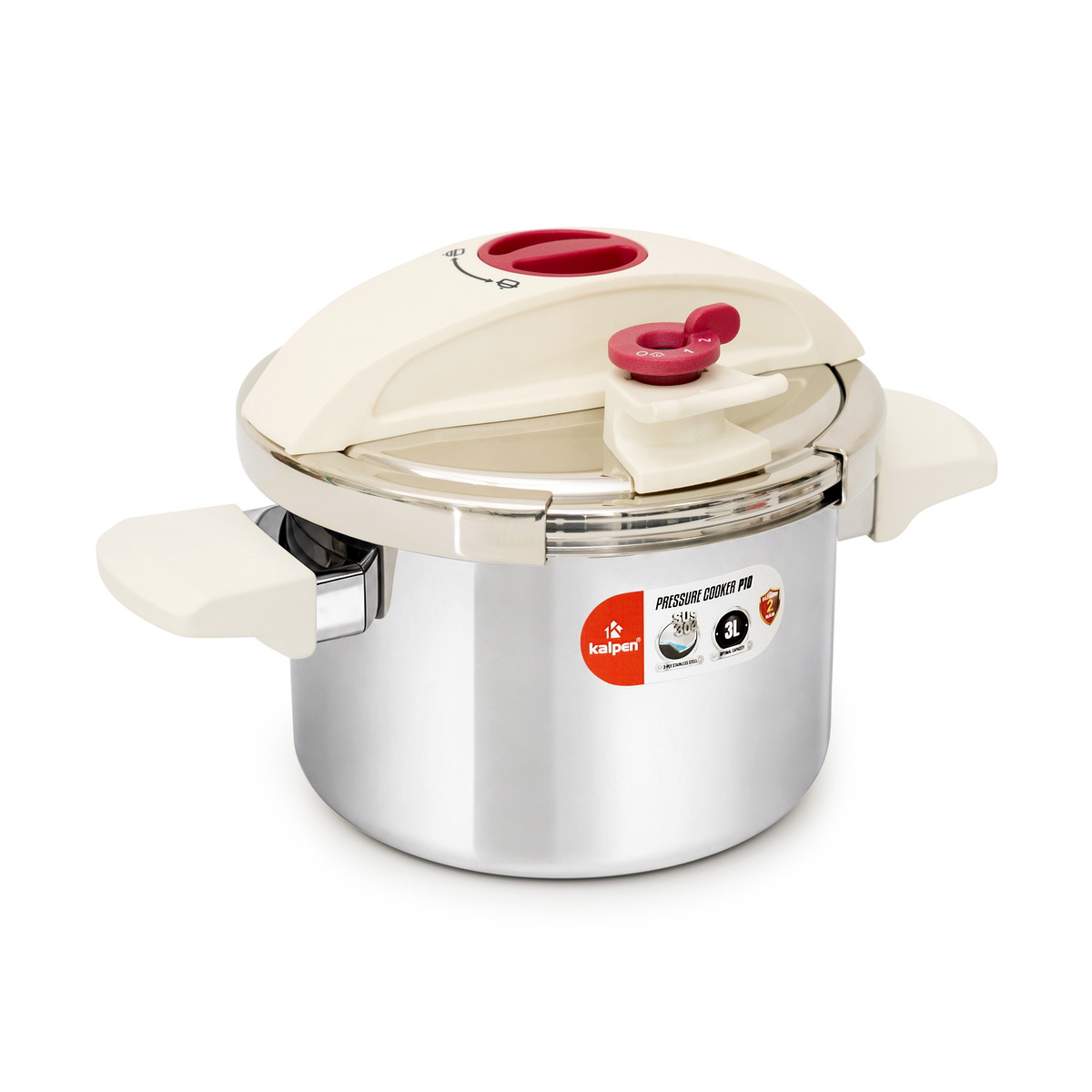 Nồi áp suất cơ Inox 304 liền khôi Kalpen 3L P10