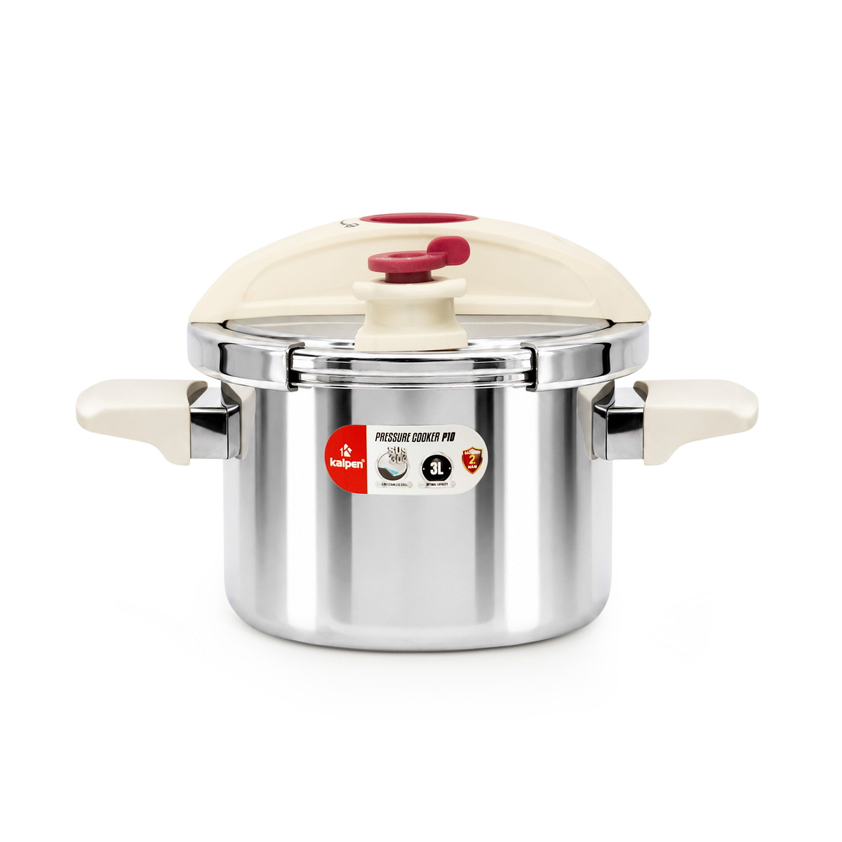Nồi áp suất cơ Inox 304 liền khôi Kalpen 3L P10