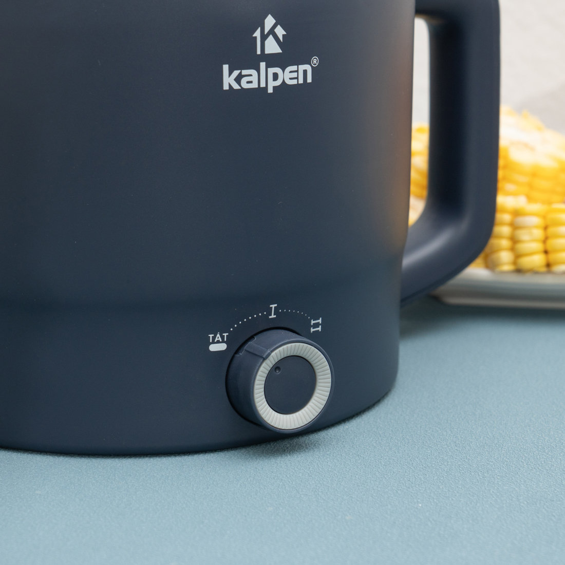 Ca lẩu điện mini đa năng Kalpen 1.8L có khay hấp