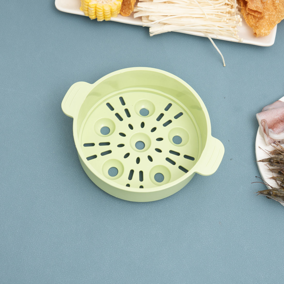 Nồi lẩu điện mini đa năng Kalpen P6G dung tích 1.8L kèm xửng hấp