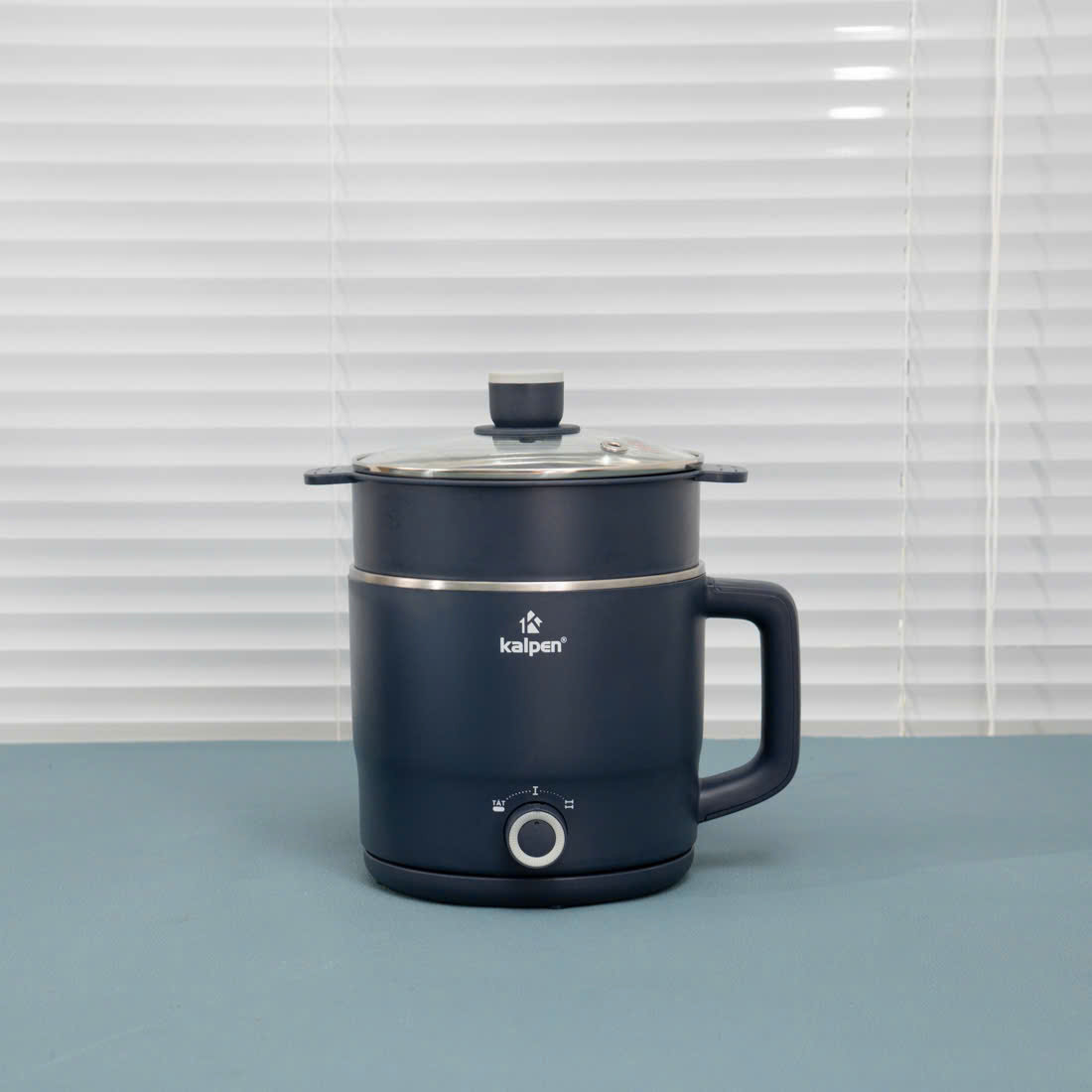 Ca lẩu điện mini đa năng Kalpen 1.8L có khay hấp