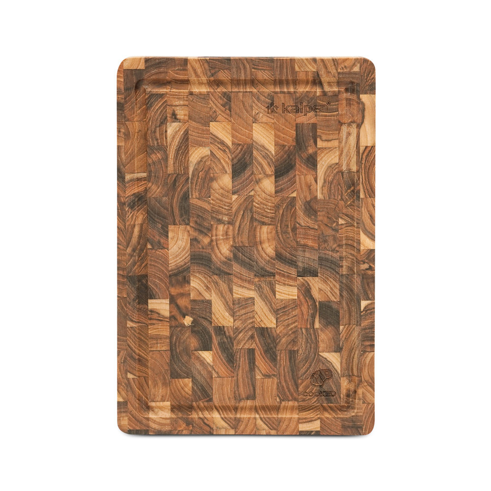 Thớt gỗ Teak tự nhiên Kalpen T7