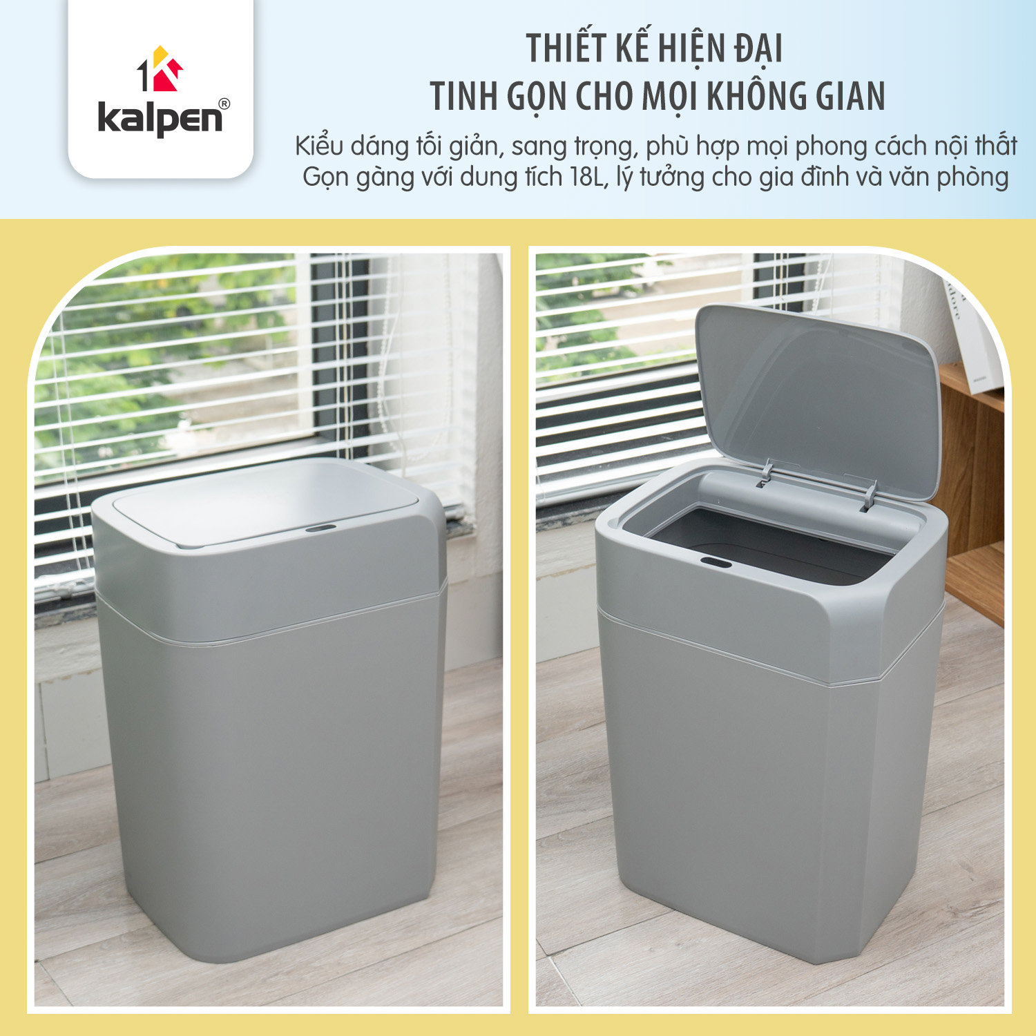 Thùng rác cảm ứng thông minh Kalpen G3