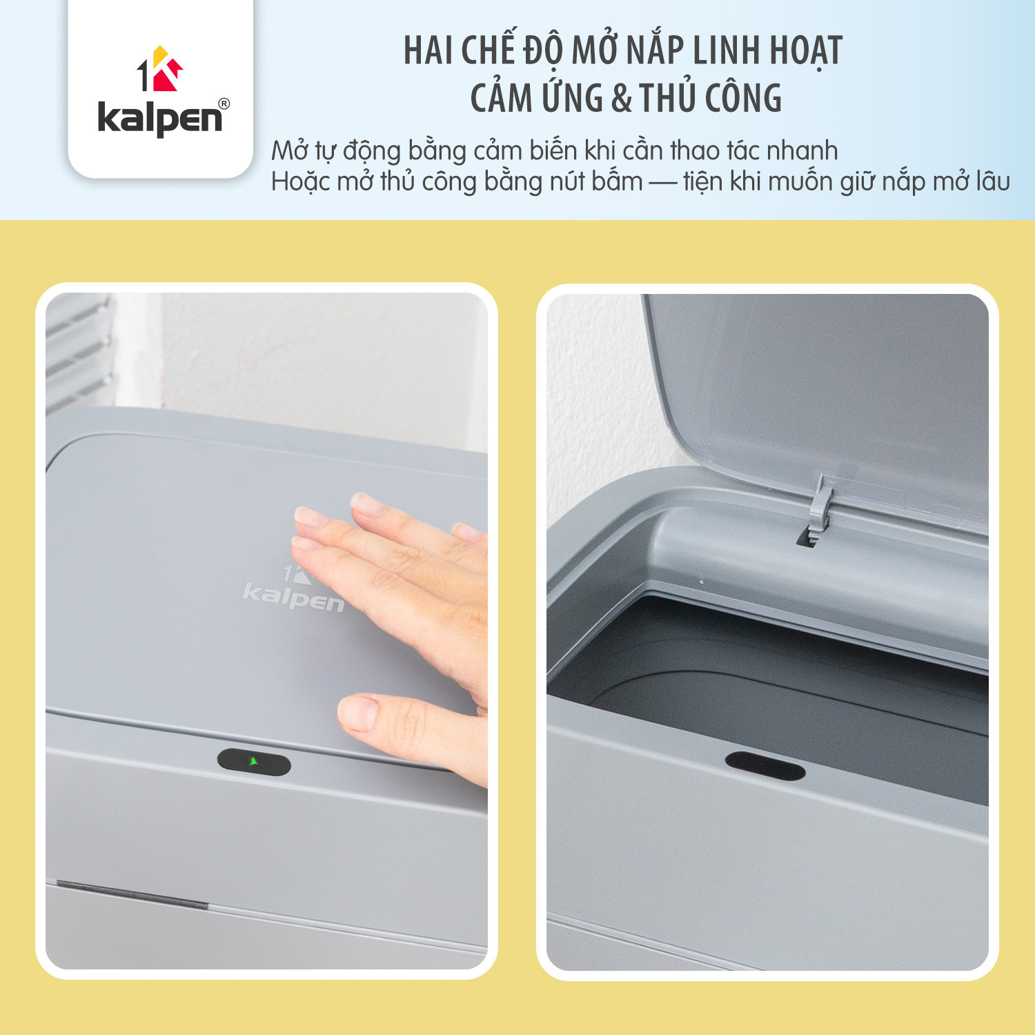 Thùng rác cảm ứng thông minh Kalpen G3