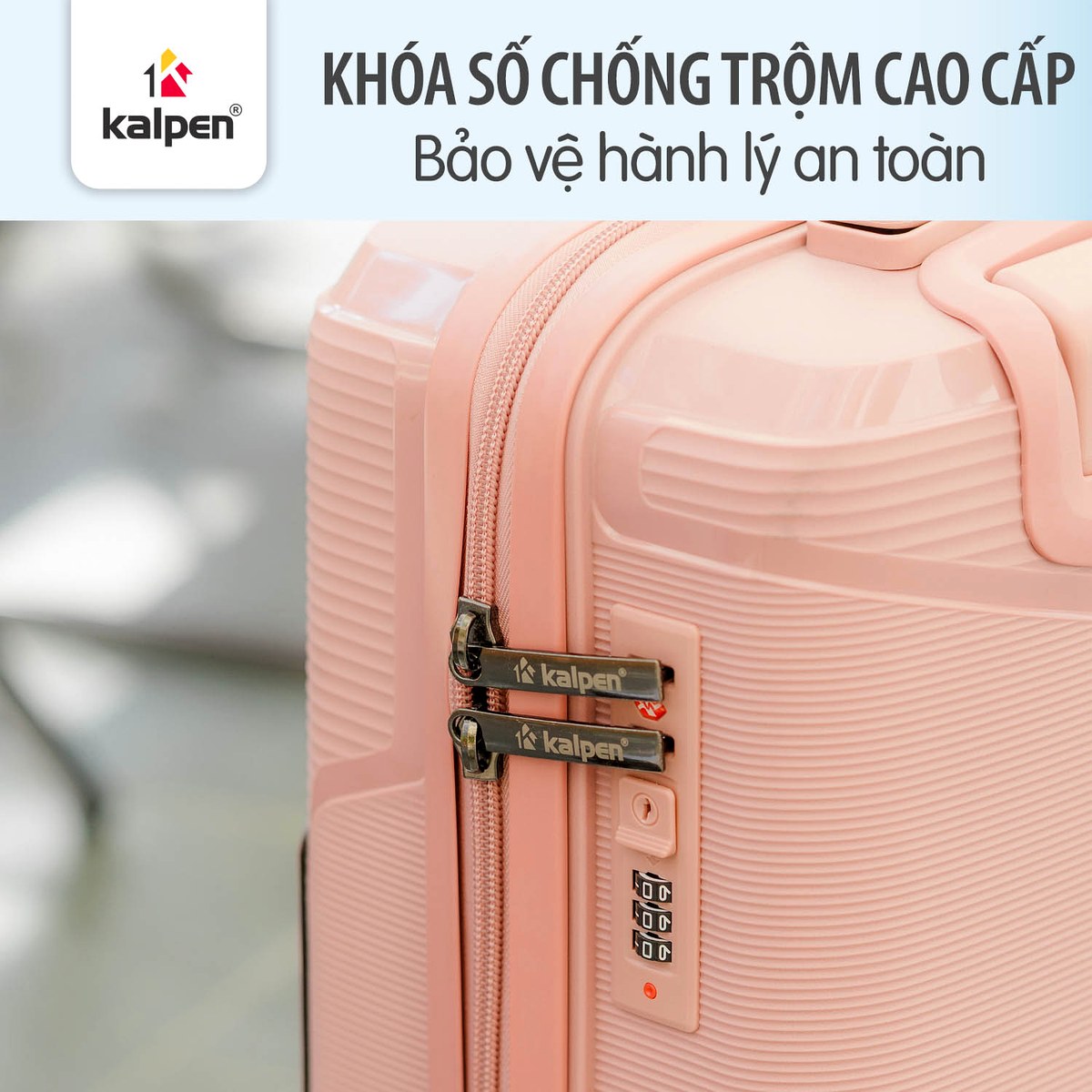 Vali du lịch xách tay có khóa số Kalpen 20 inch G30