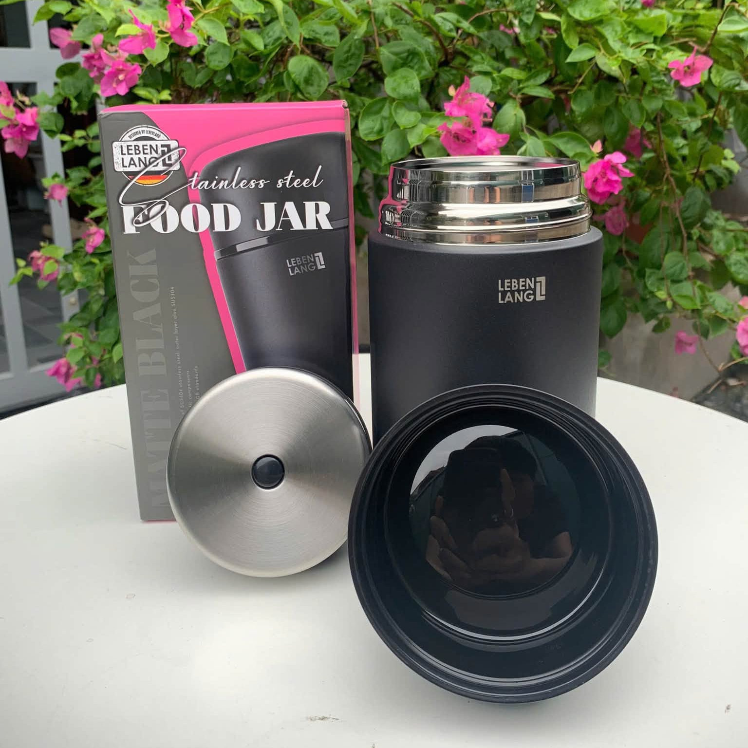 Bình ủ cháo giữ nhiệt Inox 304 Lebenlang LBL1802 dung tích 1000ml
