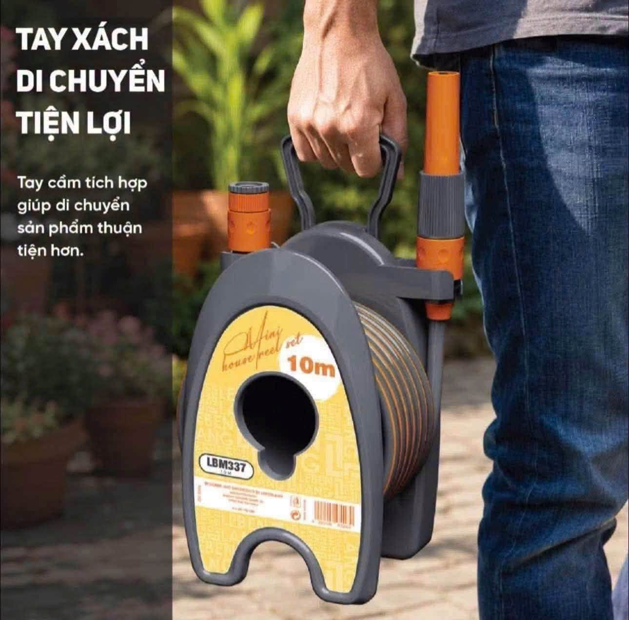 Bộ cuộn vòi nước 10m Lebenlang LBM337