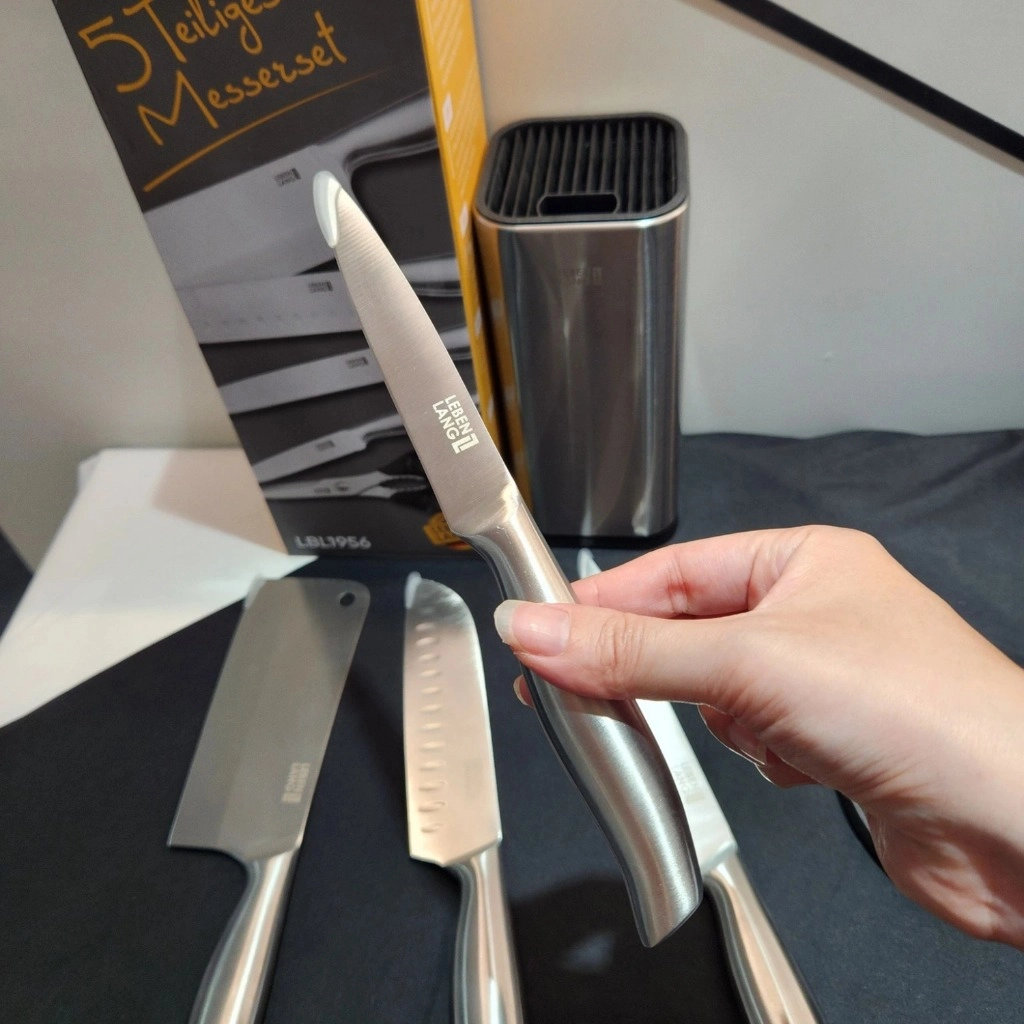 Bộ dao kéo nhà bếp 5 món Lebenlang LBL1956