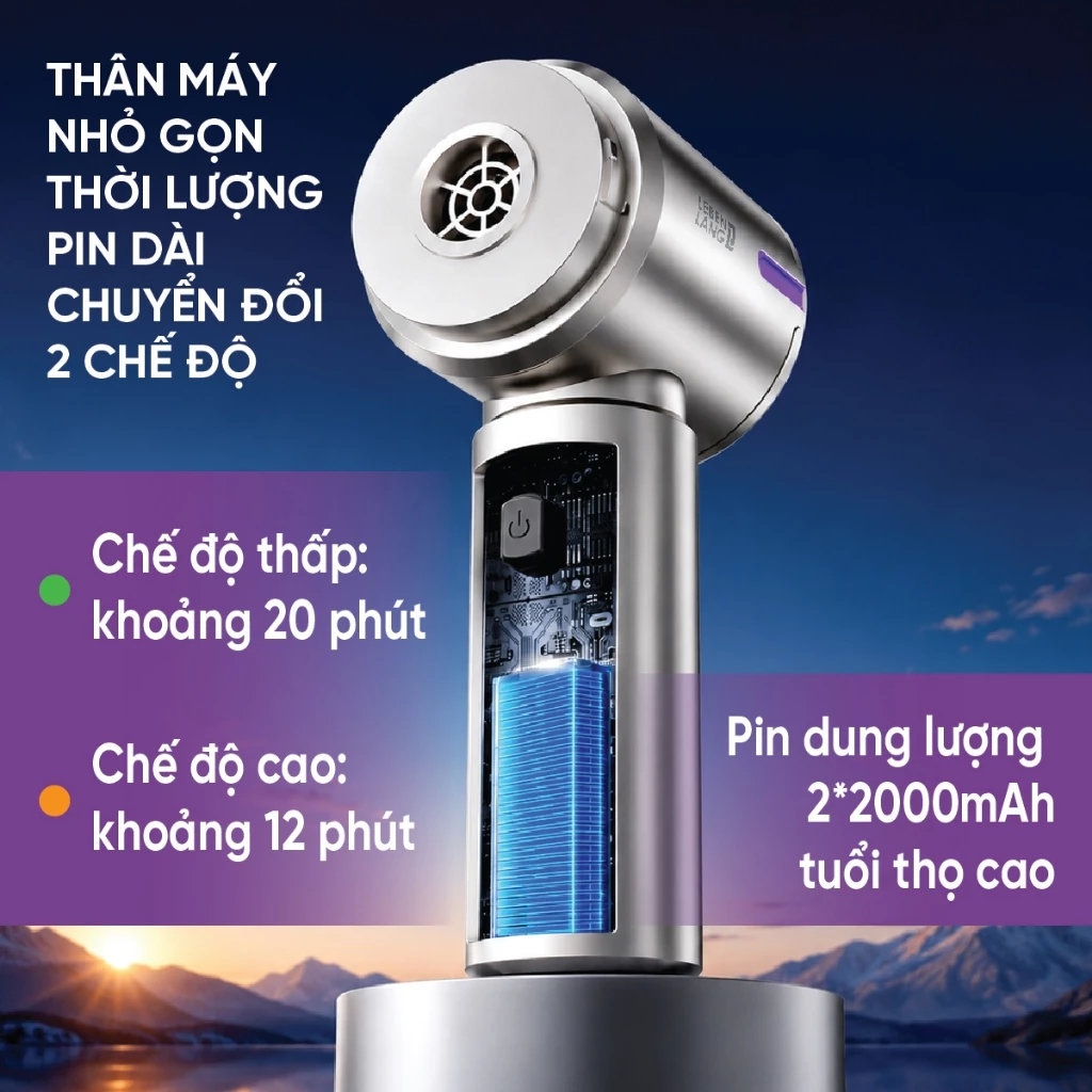 Máy hút bụi cầm tay không dây Lebenlang LBL1663