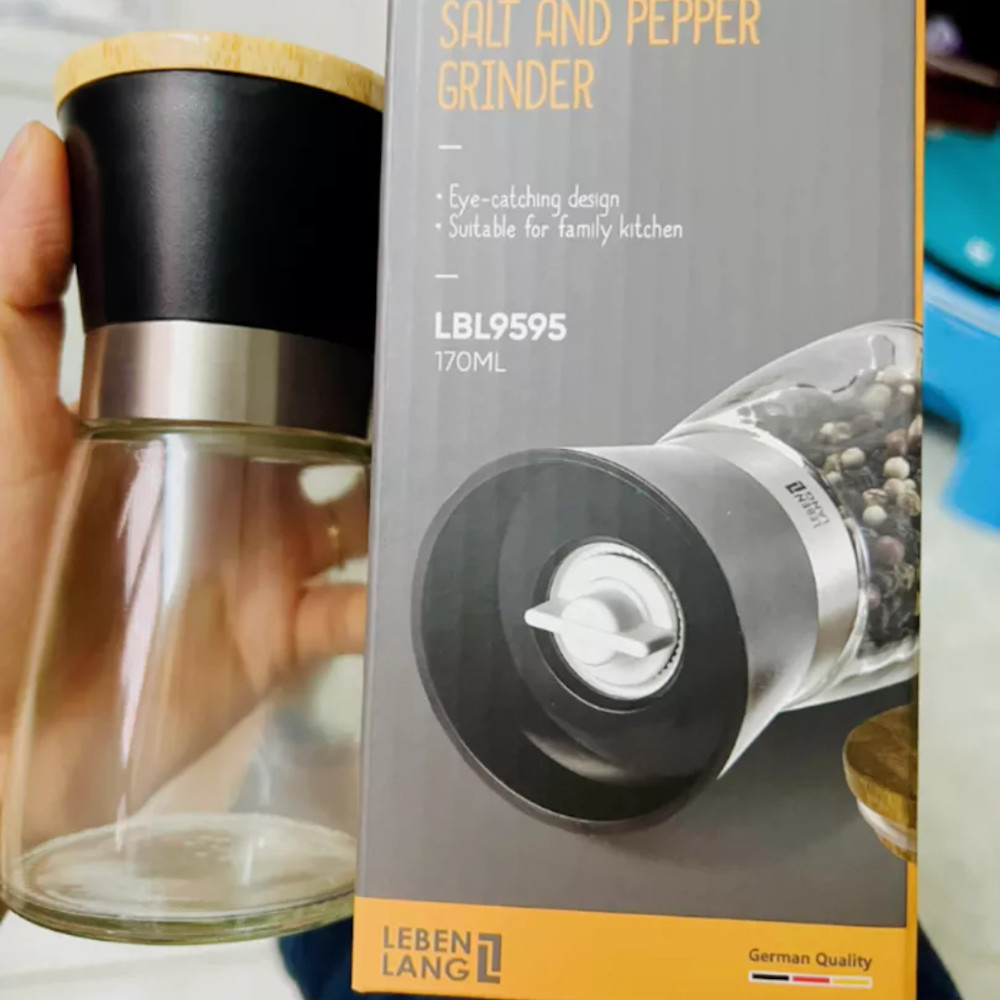 Dụng cụ xay tiêu thủy tinh Lebenlang LBL9595, dung tích 170ml