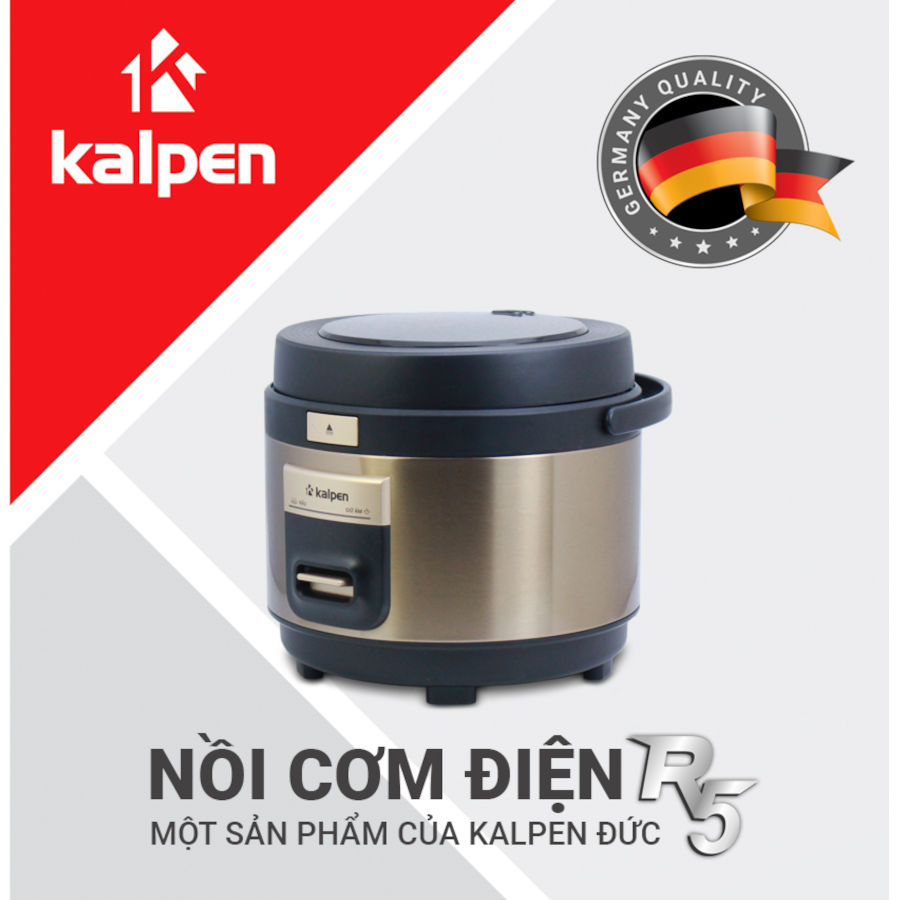 Nồi cơm điện cao cấp Kalpen R5 dung tích 1.8L chuẩn Đức, bảo hành 24 tháng