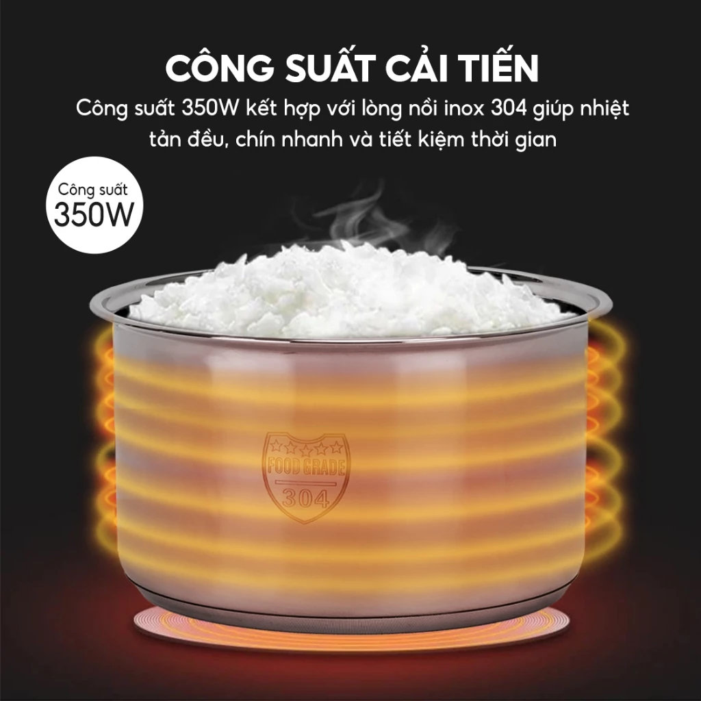 Nồi cơm điện lòng Inox 304 Lebenlang LBL0581