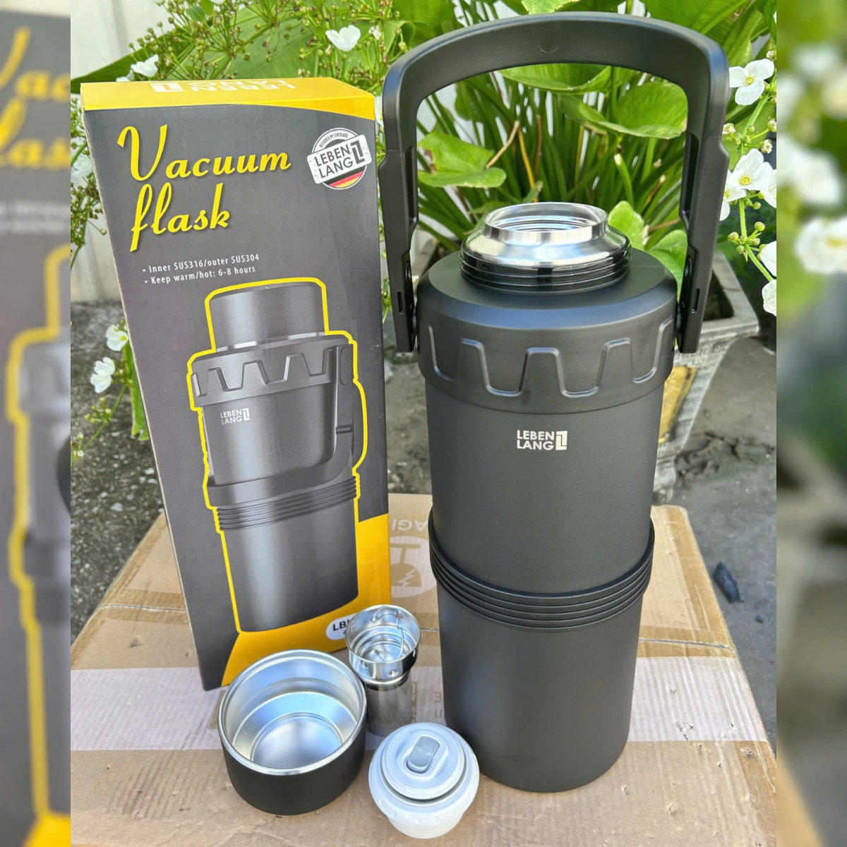 Phích giữ nhiệt Inox 316 Lebenlang LBL3025