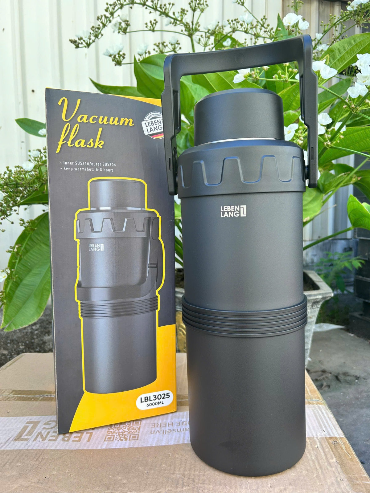 Phích giữ nhiệt Inox 316 Lebenlang LBL3025