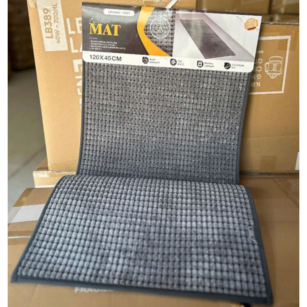 Thảm trải sàn siêu thấm nước Lebenlang LBL8585 size 45x120cm