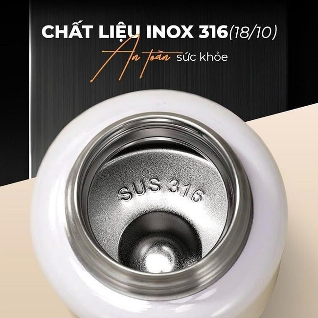 Bình đựng thức ăn giữ nhiệt inox 316 Gume GM-F11
