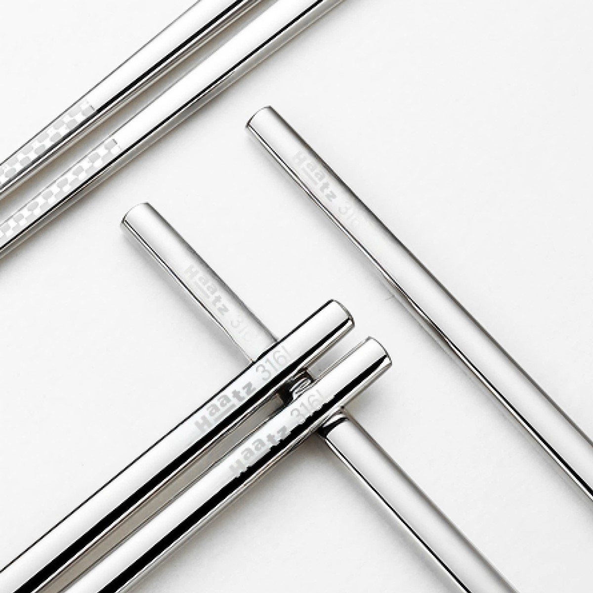 Bộ 10 đôi đũa inox 316L Haatz Hàn Quốc CIM316