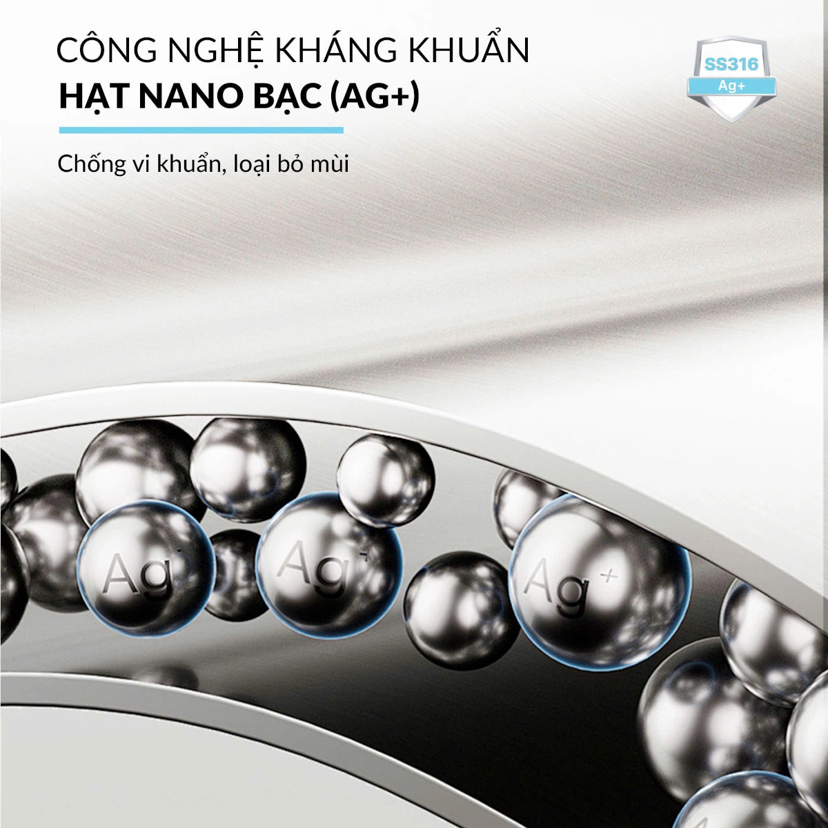 Bộ 10 đôi đũa inox 316L kháng khuẩn Haatz Hàn Quốc HCS079
