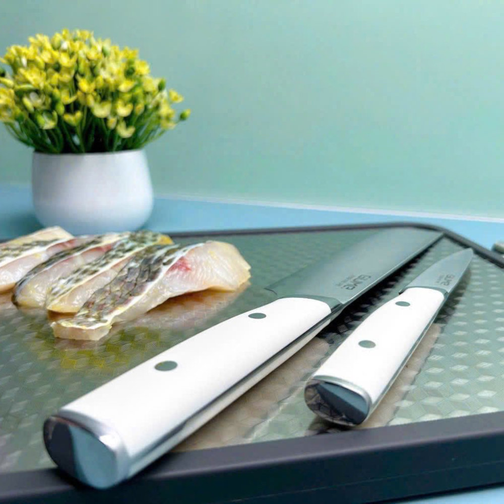 Bộ 2 dao nhà bếp thép không gỉ GUME KOREA GMK25, hàng chính hãng