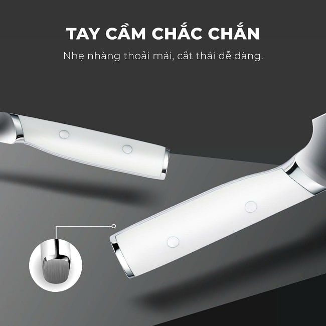 Bộ dao nhà bếp 2 món thép không gỉ GUME KOREA GMK25