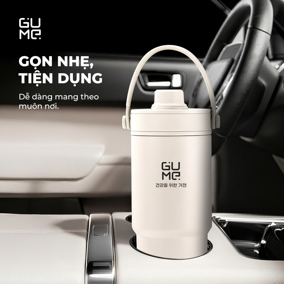 Cốc giữ nhiệt Inox 316 phủ gốm GUME GM-F3301 dung tích 735ml