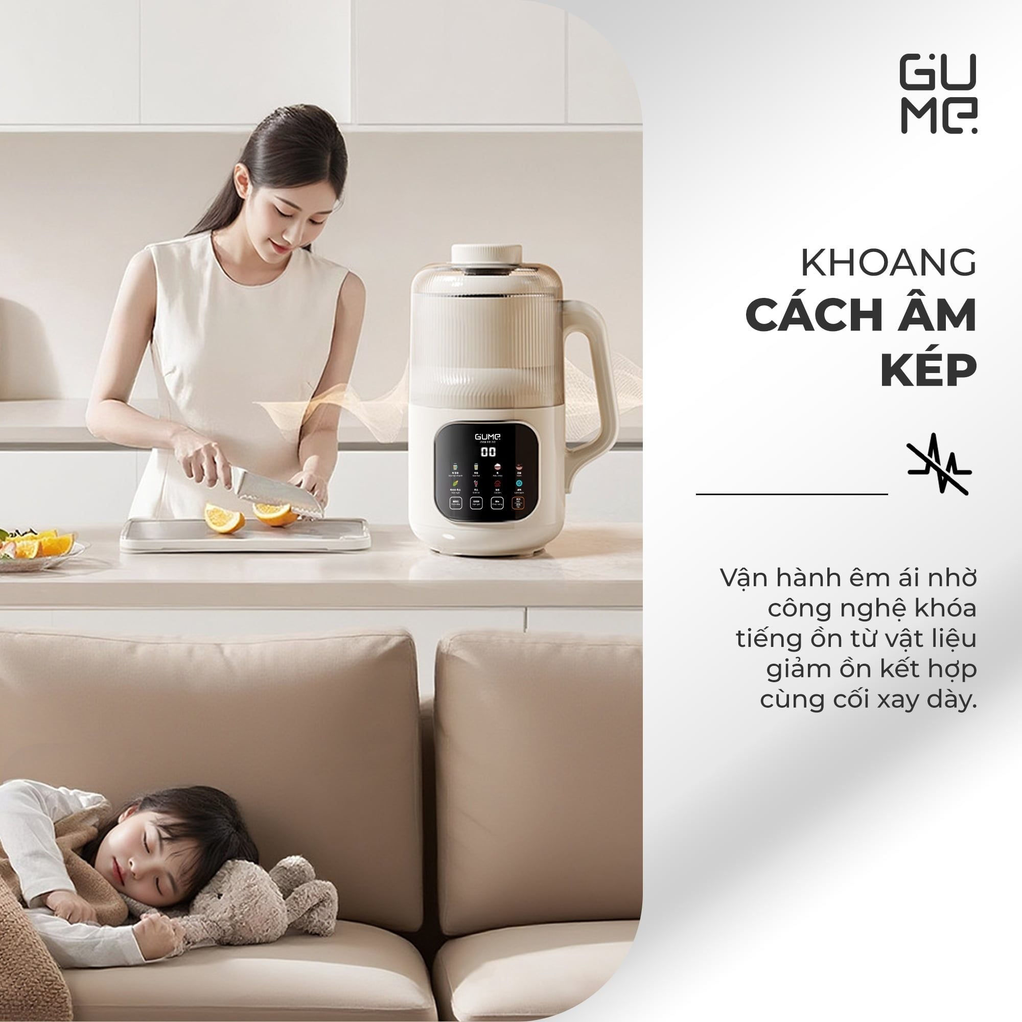 Máy làm sữa hạt Gume Mini Pro Ultra MSB03