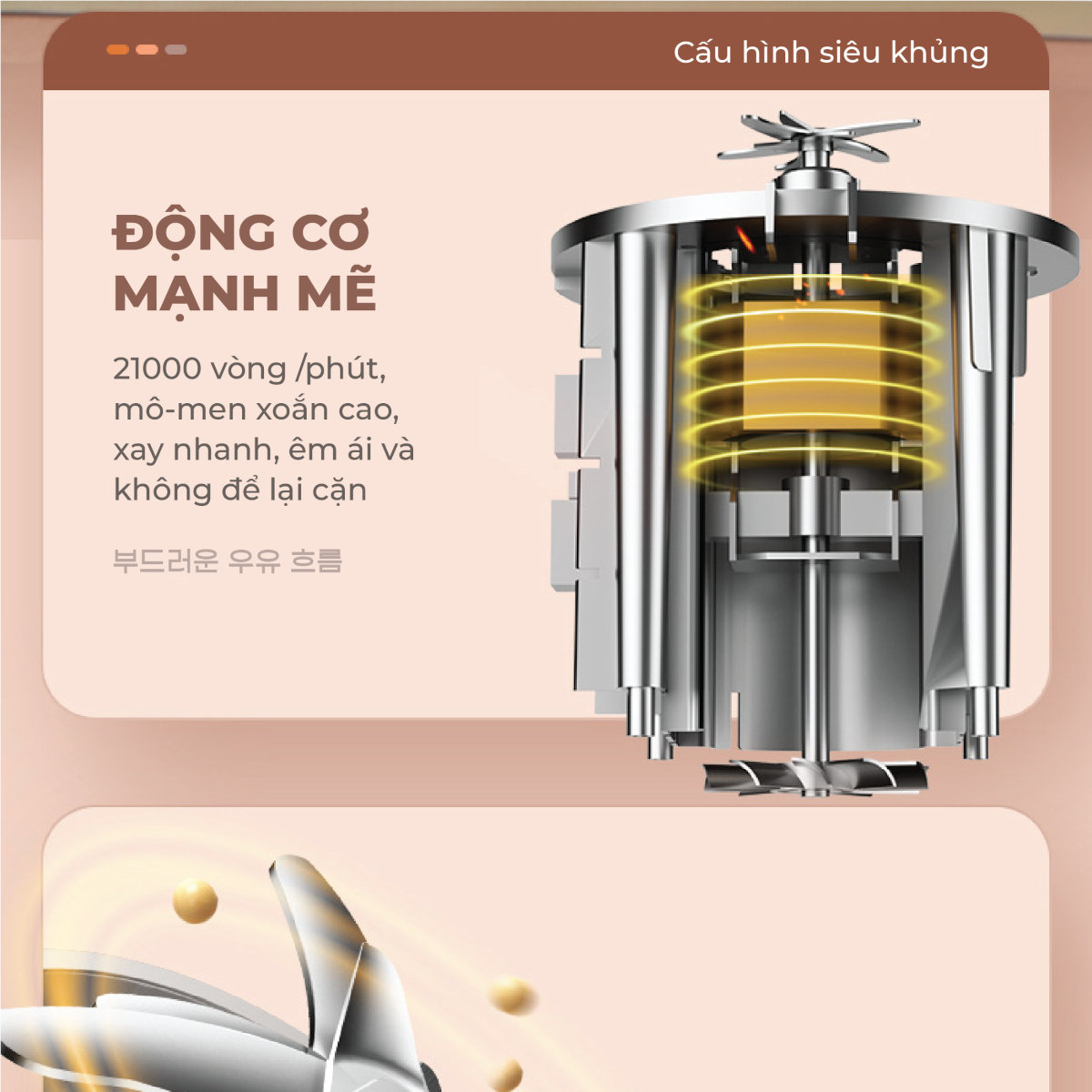 Máy làm sữa hạt GUME Hàn Quốc MSB22 dung tích 1.2L