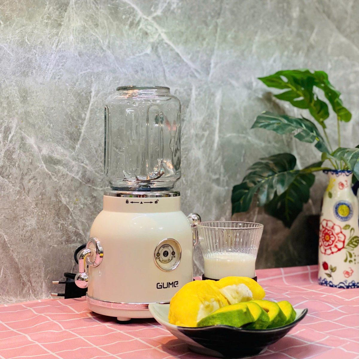 Máy xay sinh tố đa năng 2 cối 600ml Gume Korea GMB-01