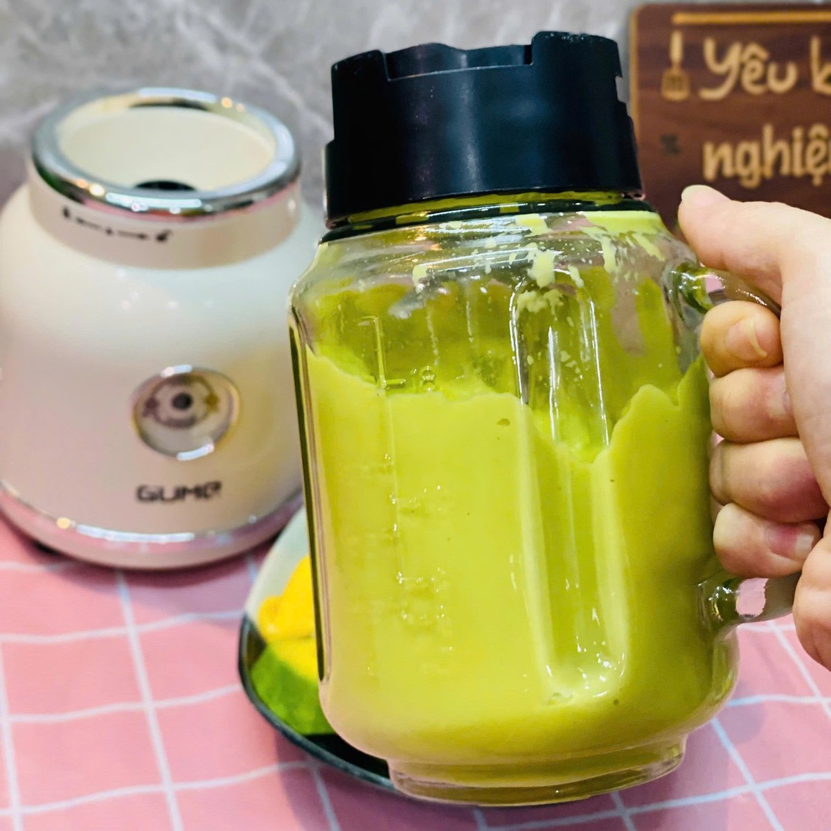Máy xay sinh tố đa năng 2 cối 600ml Gume Korea GMB-01
