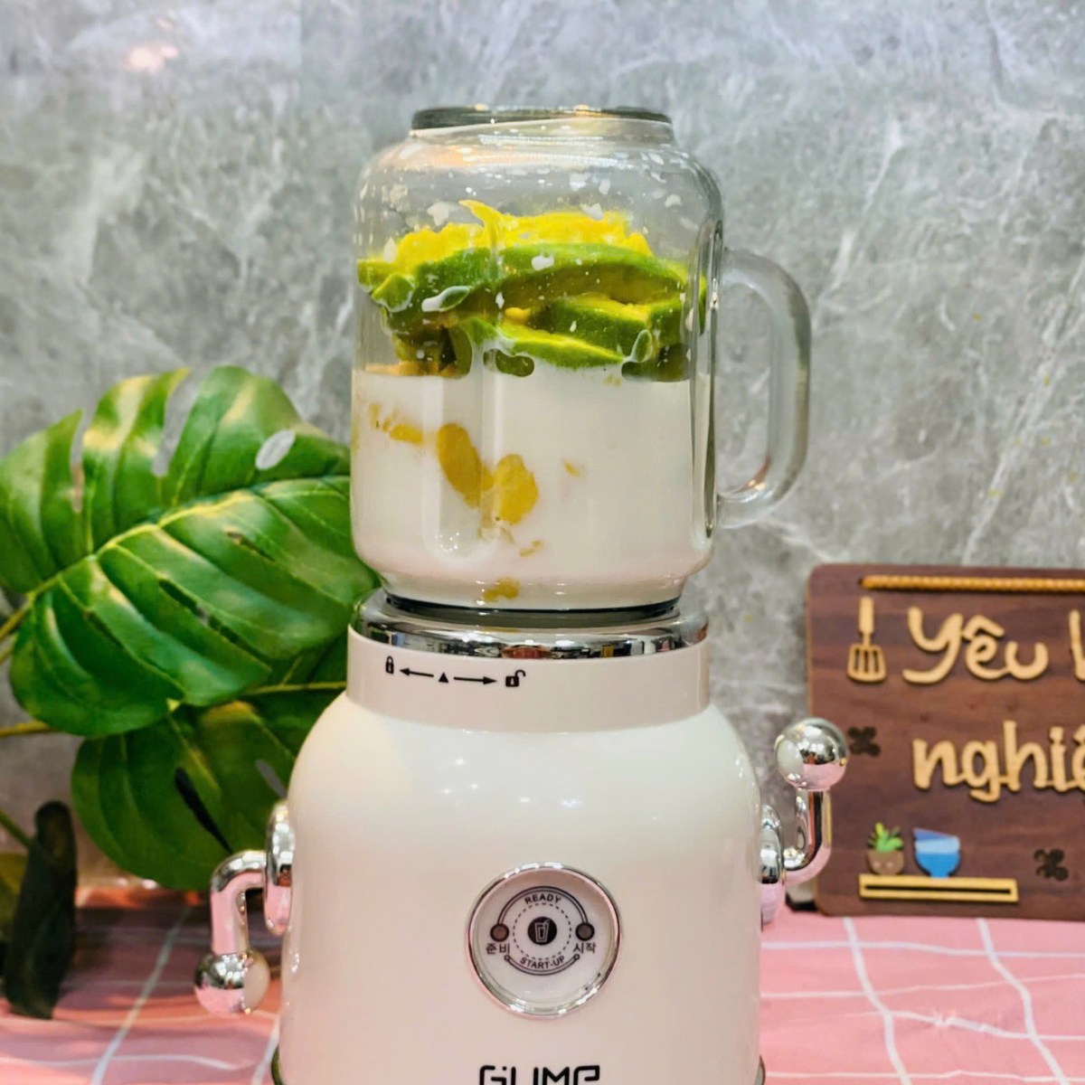 Máy xay sinh tố đa năng 2 cối 600ml Gume Korea GMB-01