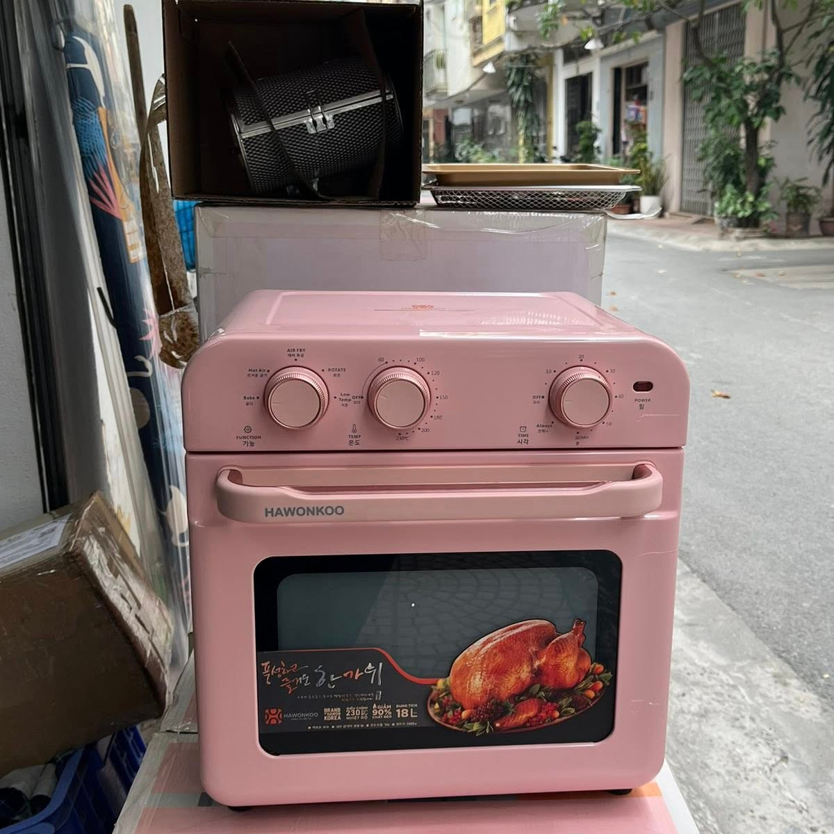Nồi chiên không dầu Hawonkoo AFH-180 dung tích 18L