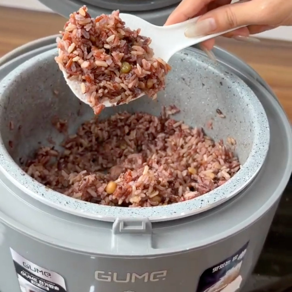 Nồi cơm điện đá Maifanite chống dính Gume Korea GM-RC13 dung tích 1,2L