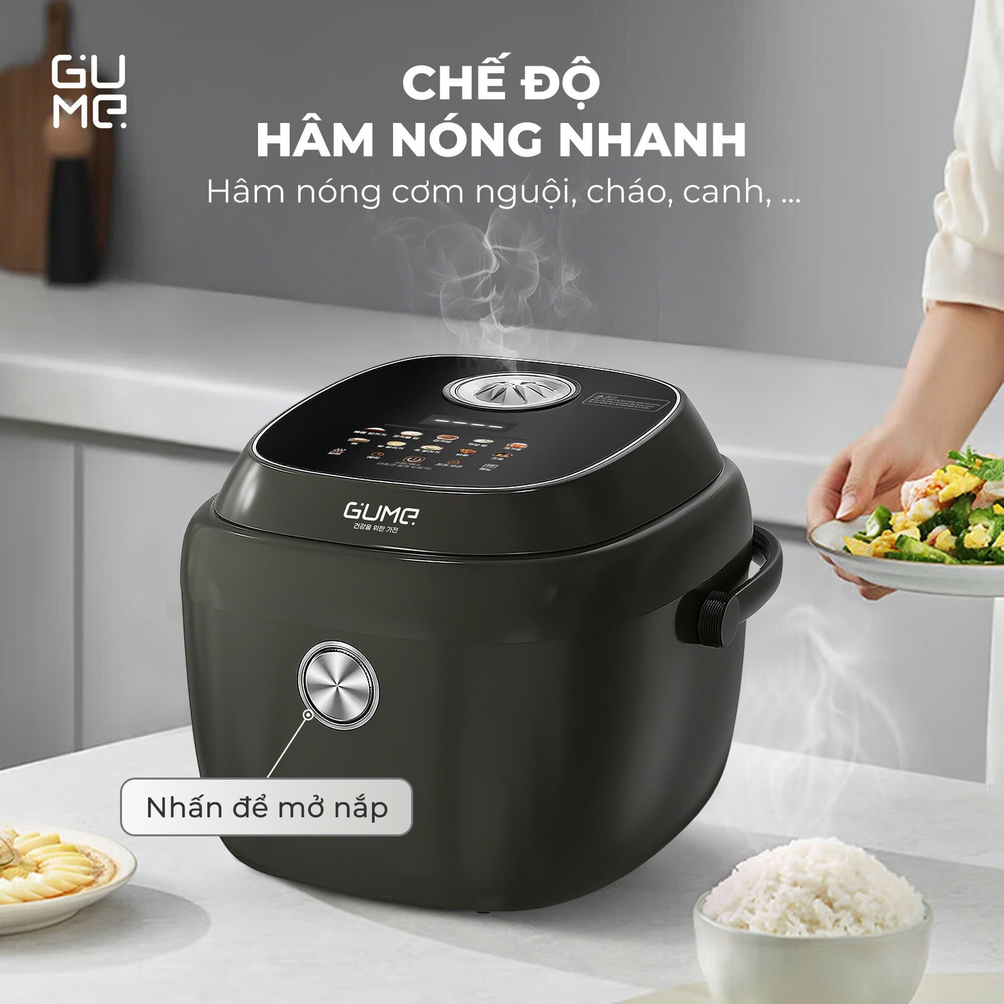 Nồi cơm điện tử ruột inox 316 Gume Hàn Quốc RC1430