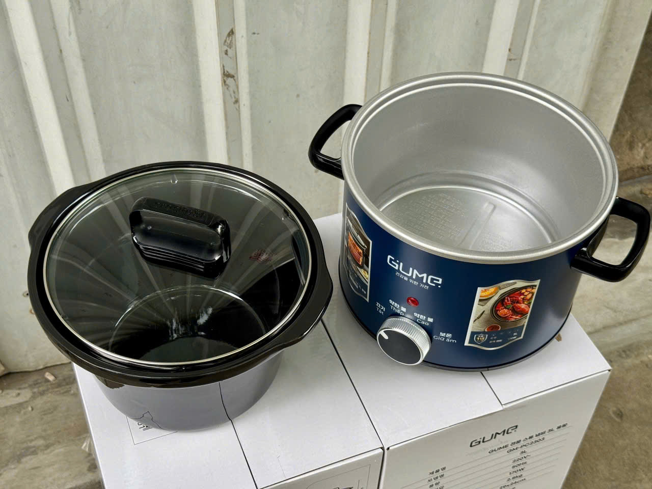Nồi kho cá, nấu cháo chậm Gume Hàn Quốc 3L PC2303