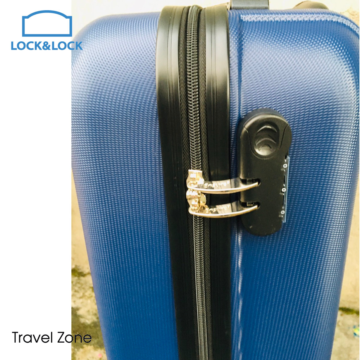 Vali du lịch xách tay có khóa số Lock&Lock Travel Zone LTZ615BLU 20inch