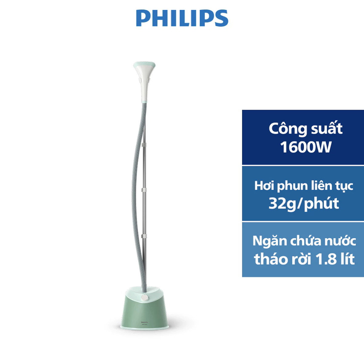 Bàn ủi hơi nước đứng Philips STE1010/70
