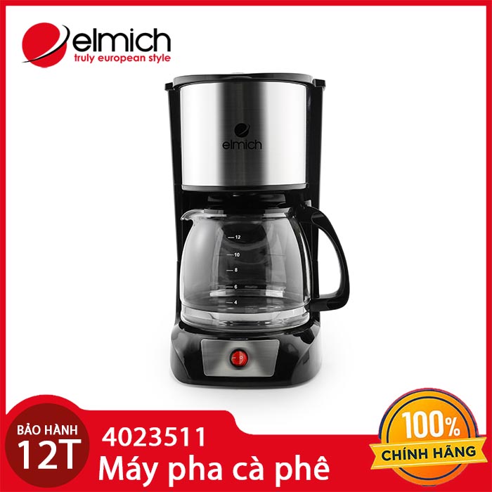 Máy pha cà phê Elmich 4023511 công suất 870W dung tích 1.5 lít