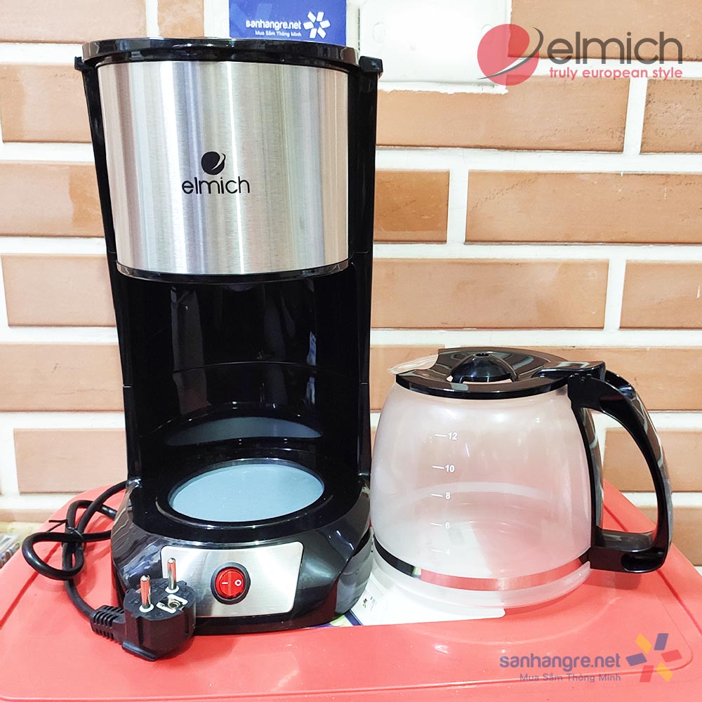 Máy pha cà phê Elmich 4023511 công suất 870W dung tích 1.5 lít