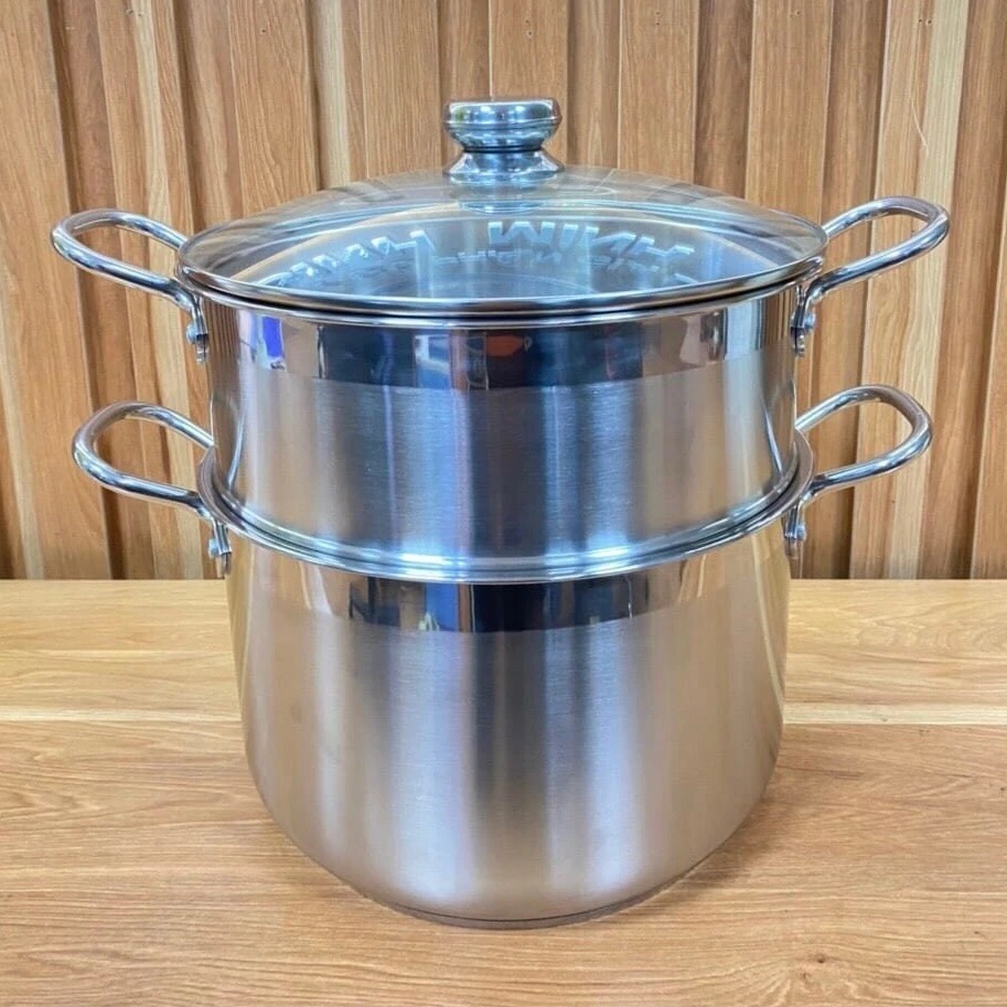 Bộ nồi xửng hấp Inox 3 đáy Fivestar 30cm dùng bếp từ 