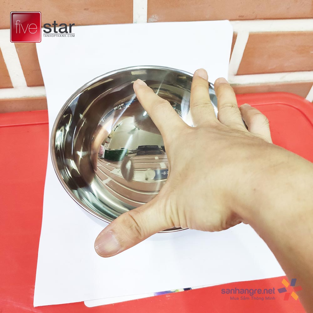 Bát tô canh Inox 304 Fivestar Plus 16cm hàng xuất Nhật
