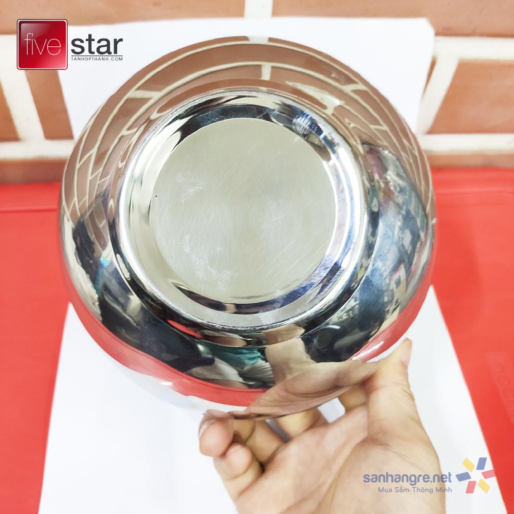 Bát tô canh Inox 304 Fivestar Plus 16cm hàng xuất Nhật