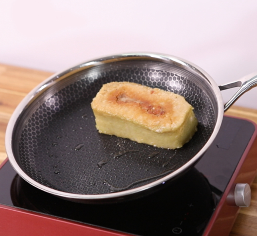 Chảo chống dính Inox 304 đường kính 20cm J&K Blackcube Hàn Quốc dùng bếp từ, bảo hàng 2 năm